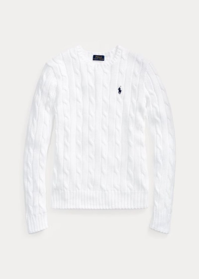 Women's Polo Ralph Lauren Cable-Knit Cotton Sweater | 980514VDY